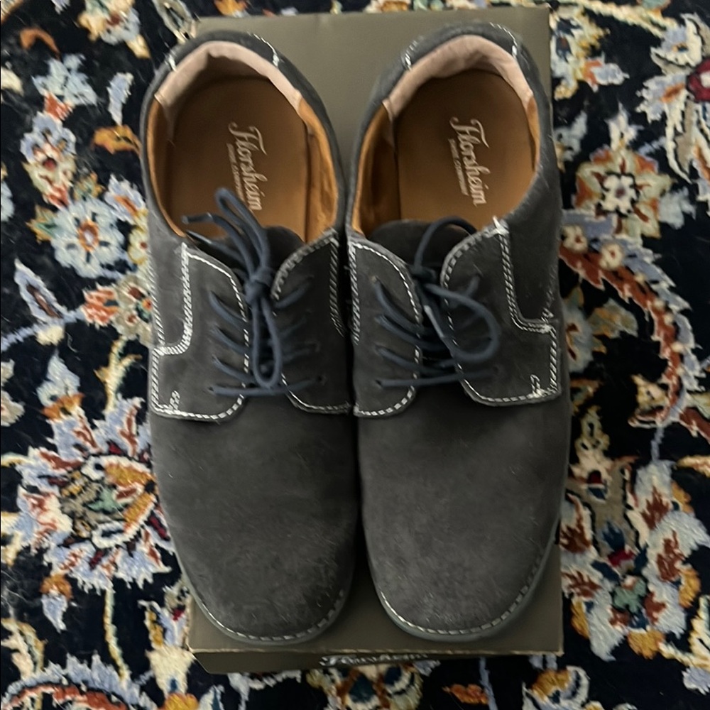 Florsheim Kids Gray Suede Kearny Jr